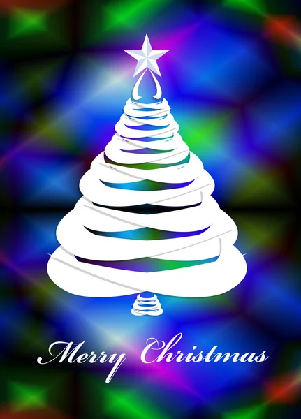 Papier abstrait Modèle d'arbre de Noël Eve.Background.Vector — Image vectorielle