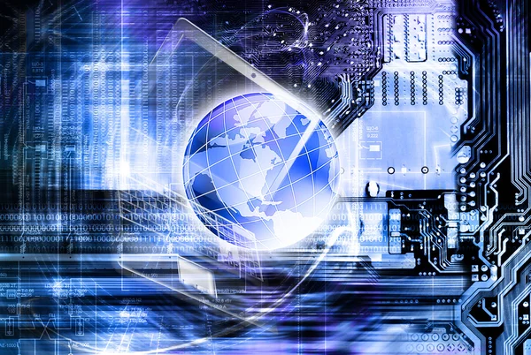 Globalization Internet technologies — Stock Photo, Image