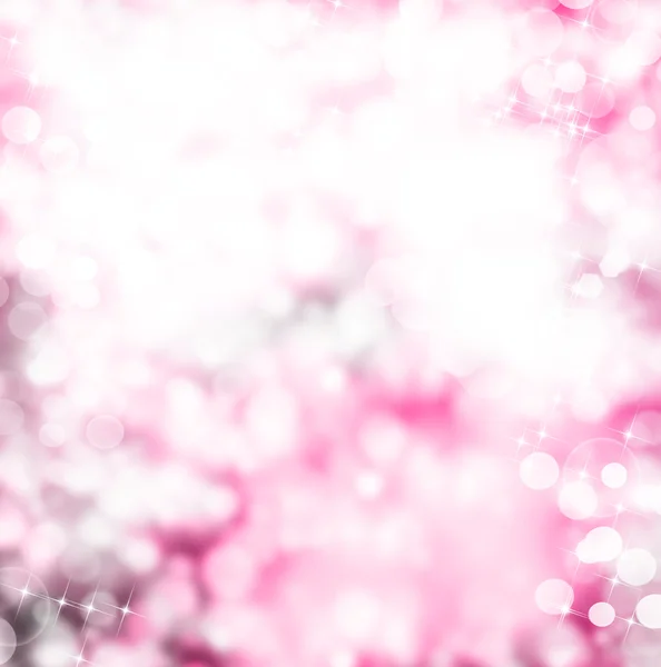 Christmas Background. Pink Holiday Abstract Glitter Defocused — Stock Photo, Image