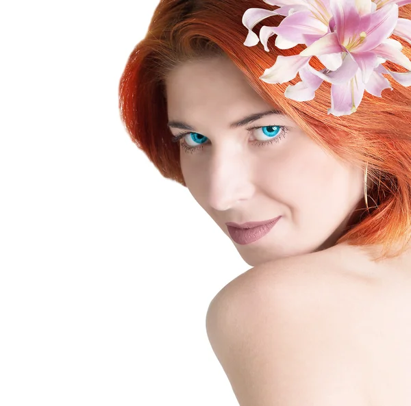 Beautiful Woman.Spa.Fresh Skin.Body Care — Stock Photo, Image