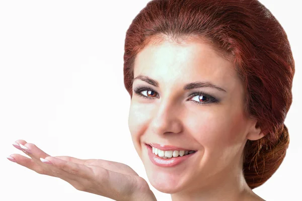 Pelle igienica Face.Fresh sana Skin.Beauty viso donna — Foto Stock