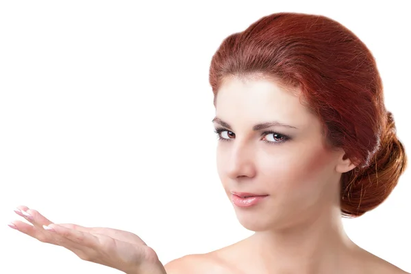 Hygien hud face.fresh friska skin.beauty ansikte kvinna — Stockfoto
