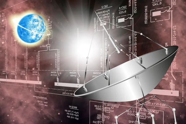 Kosmische engineering research.science — Stockfoto