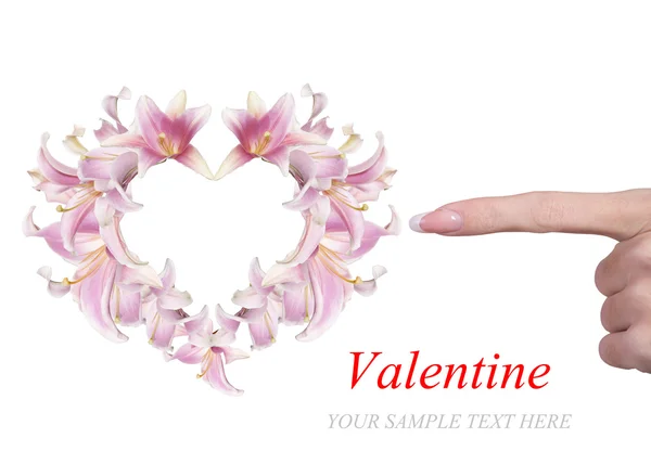 Amor Concept.Valentines Day.Holidays tarjeta —  Fotos de Stock