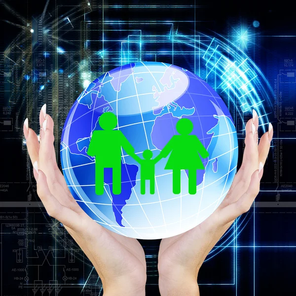 Globalization Internet Technologies — Stock Photo, Image