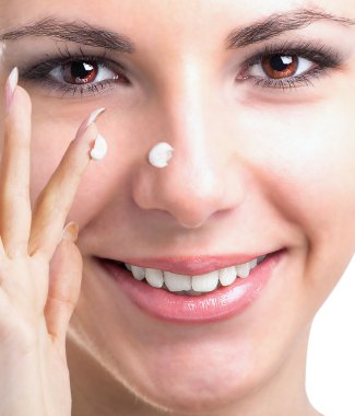 Cilt Bakımı face.beautiful spa portre genç woman.spa salon.hygiene ten yüz