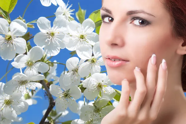 Retrato de mujer joven.Beauty Spa — Foto de Stock