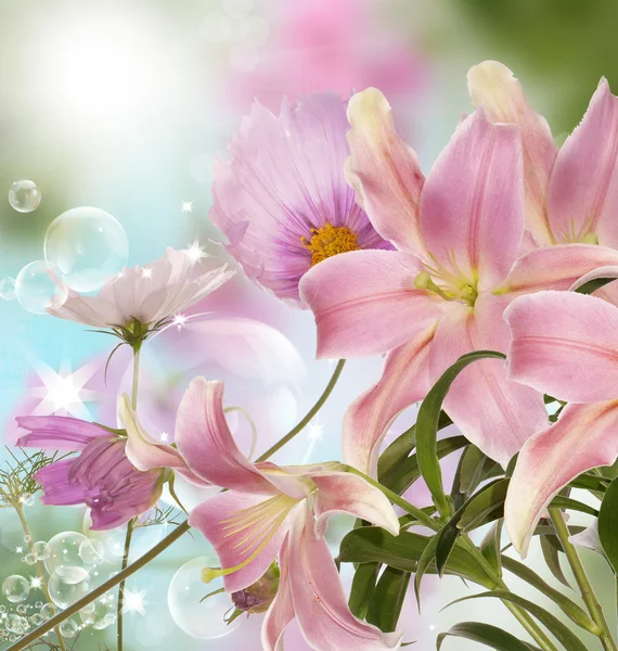 Japanse floral achtergrond — Stockfoto