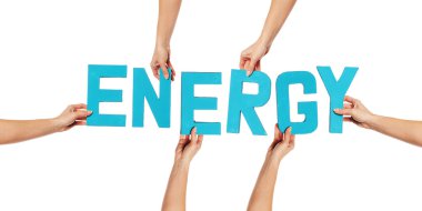 Turkuaz alfabetik yazı yazım enerji