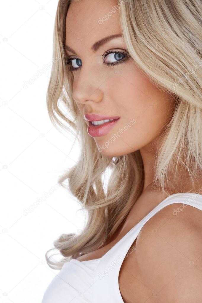 Portrait of a beautiful blonde