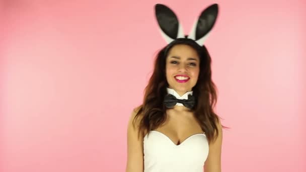 Sexy bunny — Stockvideo