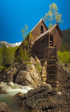 View of Crystal Mill and the Crystal River clipart