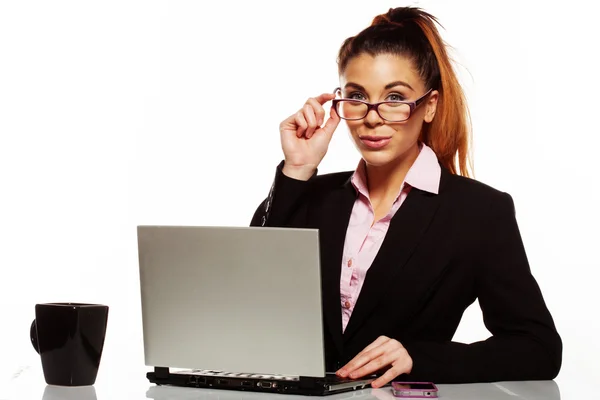 Attractive business manageress — Stock Photo, Image