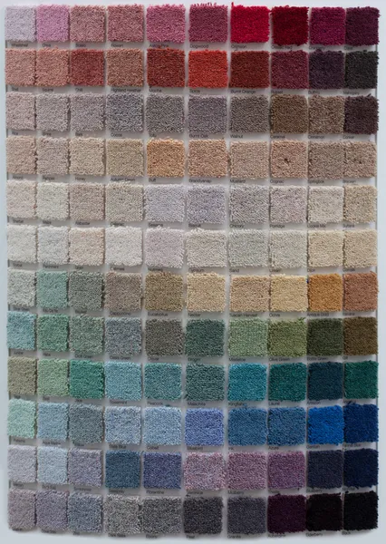 Teppichmuster in einem Dekorationsgeschäft — Stockfoto