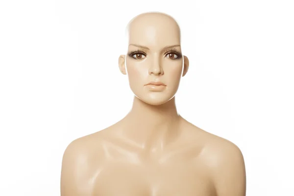 Head of a female mannequin face — Stock Photo, Image