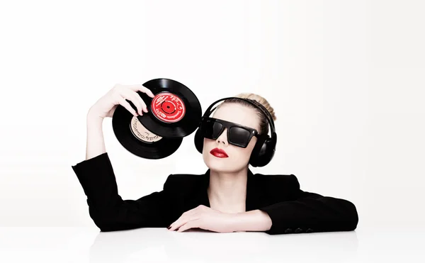 Magnifique disc jockey sensuel — Photo