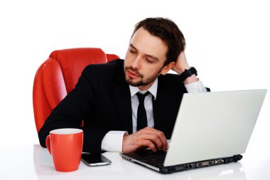 çalışkan işadamı düşünmek duraklatma