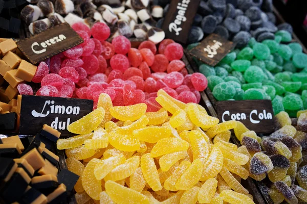 Fondo mixto de caramelos coloridos —  Fotos de Stock