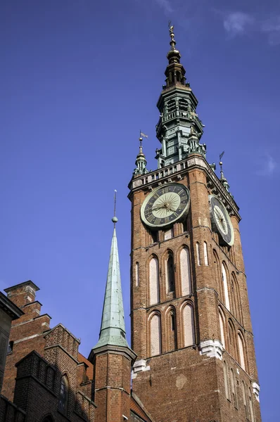 Mittelalterlicher Uhrturm. — Stockfoto