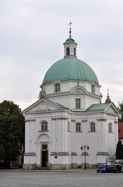 圣卡齐米日教堂。华沙. — 图库照片