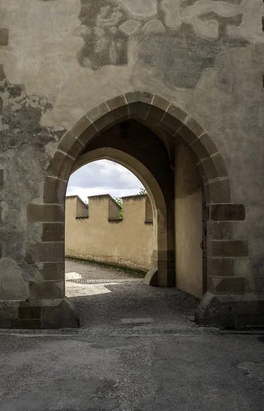 Porta do castelo . — Fotografia de Stock