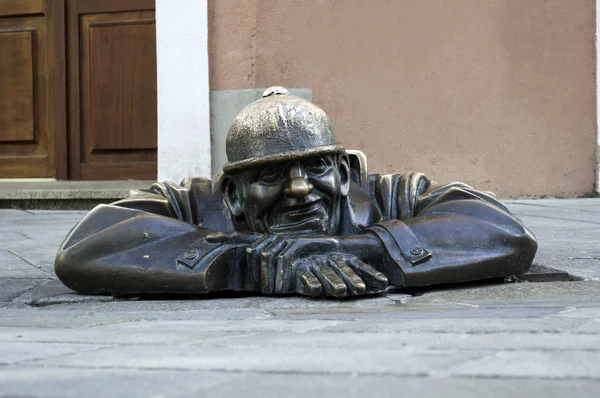 Cumulo, statua di Bratislava . — Foto Stock