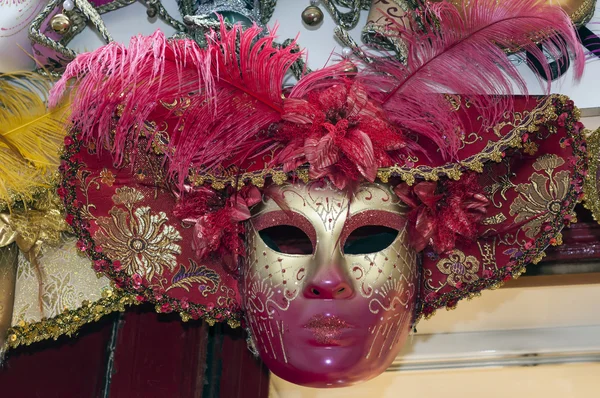 Máscara de carnaval veneziana . — Fotografia de Stock