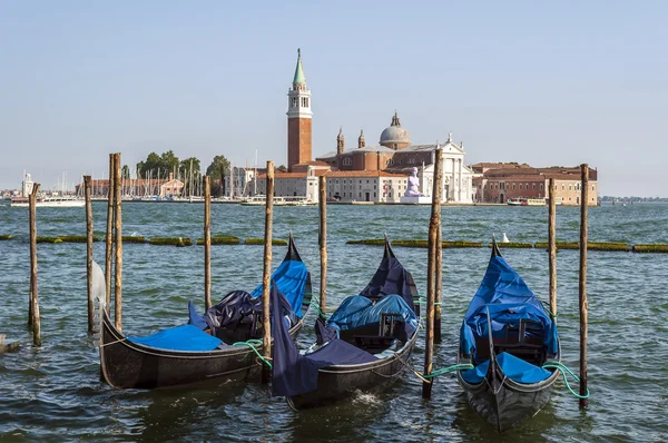 Gondolas i Venedig. — Stockfoto