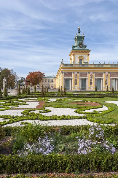 Wilanow Sarayı, Varşova, Polonya. — Stok fotoğraf