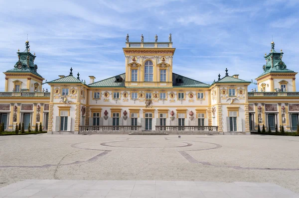 Wilanow Sarayı, Varşova, Polonya. — Stok fotoğraf