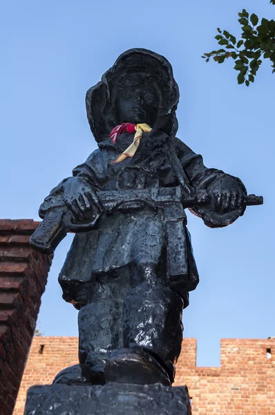 Denkmal des kleinen Aufständischen. — Stockfoto