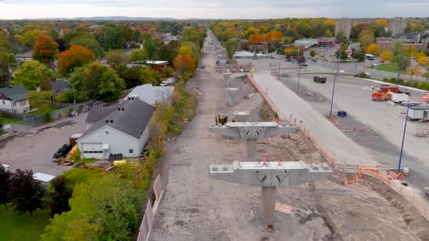 Pierrefonds Roxboro Kanada October 2021 Büyük Montreal Bölgesinde Büyük Bir — Stok video