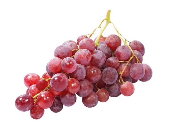 Fresh pink grape.Isolated. — Stock Photo, Image