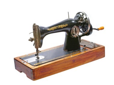 eski dikiş machine.isolated.