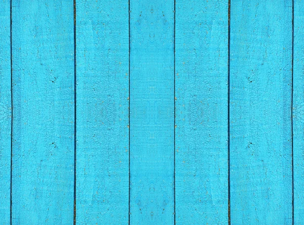 Old blue wooden fence. Background. — Stock Photo, Image
