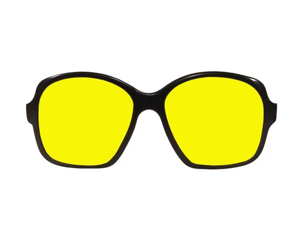 Sarı glasses.isolated. — Stok fotoğraf
