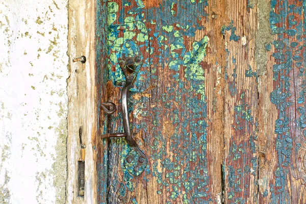 高齢者の木製のドア. — ストック写真
