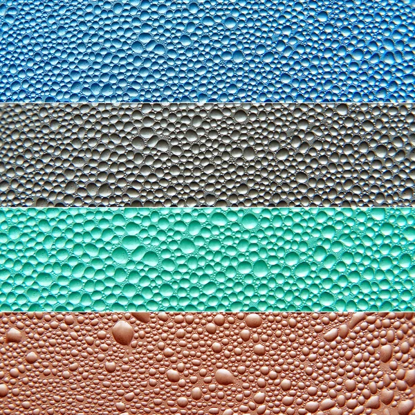 Set di texture multicolori a bolle . — Foto Stock