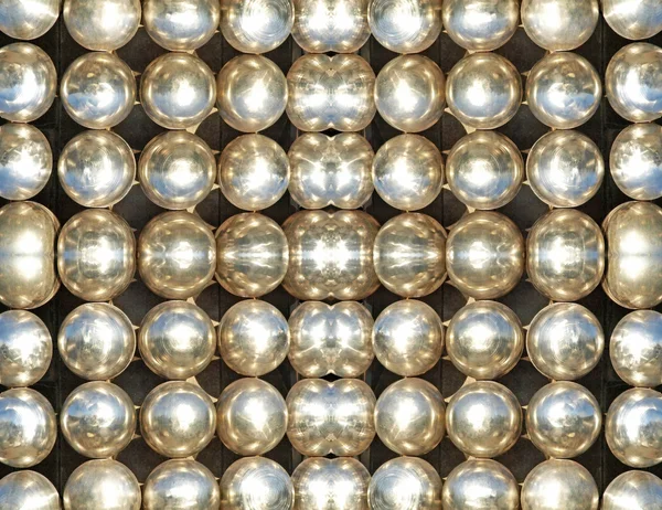 Shining metallic balls.Abstract background. — Stock Photo, Image