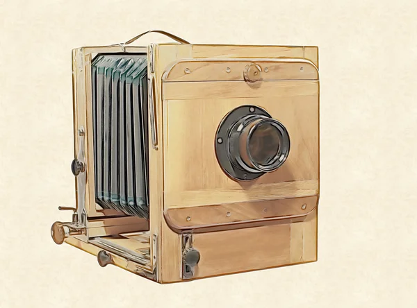 Old photocamera. — Stock Photo, Image