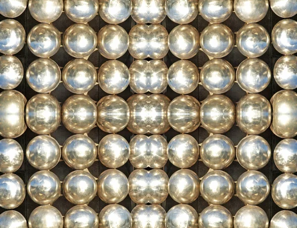 Shining metallic balls.Abstract background. — Stock Photo, Image