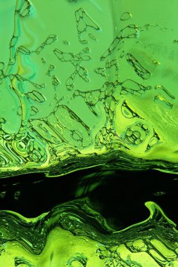 arka plan olarak yeşil sıvı doku.