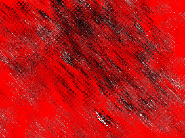 Fondo abstracto rojo con gotas negras . — Foto de Stock