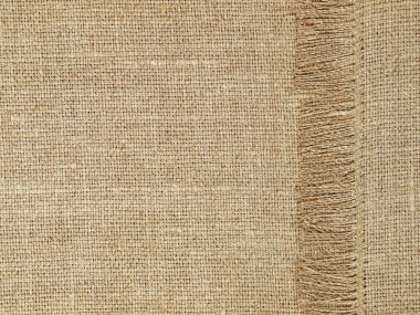 keten doku deseninin arka plan olarak saçak ile.