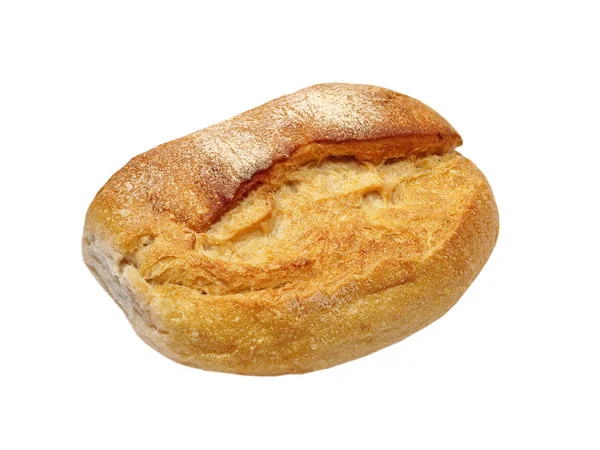 Verse smakelijk knapperige korst brood genomen closeup.isolated. — Stockfoto