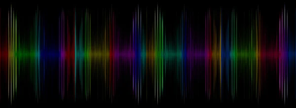 Ecualizador de sonido multicolor abstracto tomado de cerca como fondo — Foto de Stock