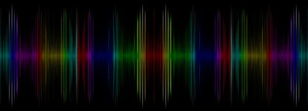 Pantalla de ecualizador de sonido multicolor abstracto . —  Fotos de Stock