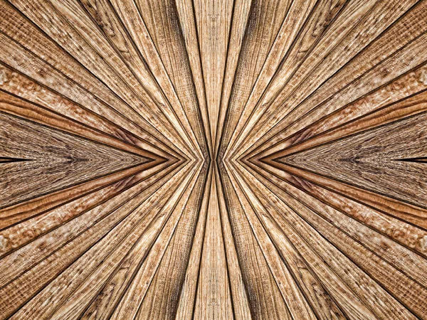 Abstract Symmetry Perspective Wooden Texture Pattern Suitable Background — Stock Photo, Image