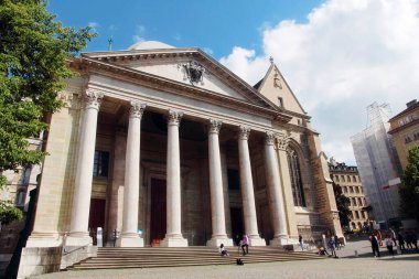 Cenevre, İsviçre 'deki Saint Pierre Katedrali. Cenevre, İsviçre.