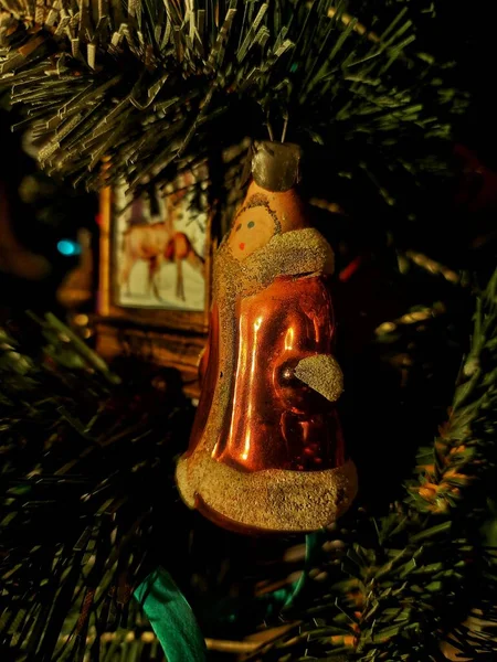 Toy Christmas Tree Retro Charm — Foto de Stock